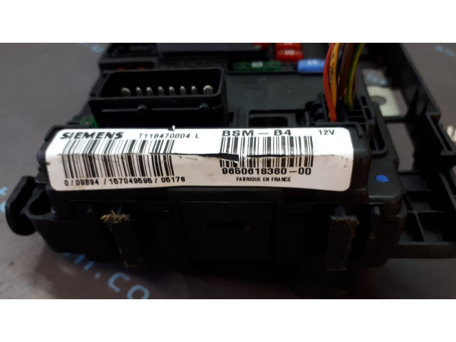 Б/у блок предохранителей BSM 9650618380 для Citroen C2, C3/ Peugeot 206, 1007 Б/у блок предохранителей BSM 9650618380 для Citroen C2, C3/ Peugeot 206, 1007
