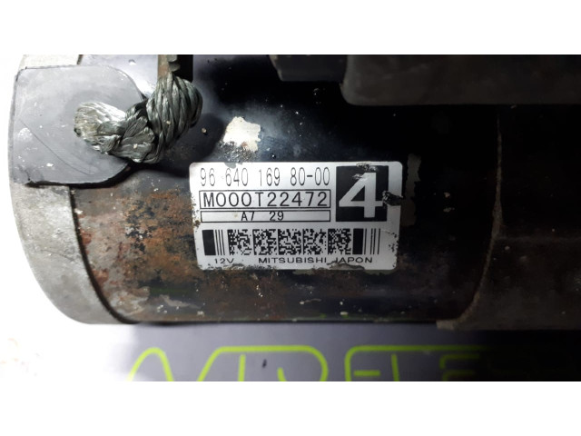 Б/у стартер 9664016980/ M000T22472 1.6 HDI для Citroen/ Fiat/ Peugeot/ Toyota Б/у стартер 9664016980/ M000T22472 1.6 HDI для Citroen/ Fiat/ Peugeot/ Toyota