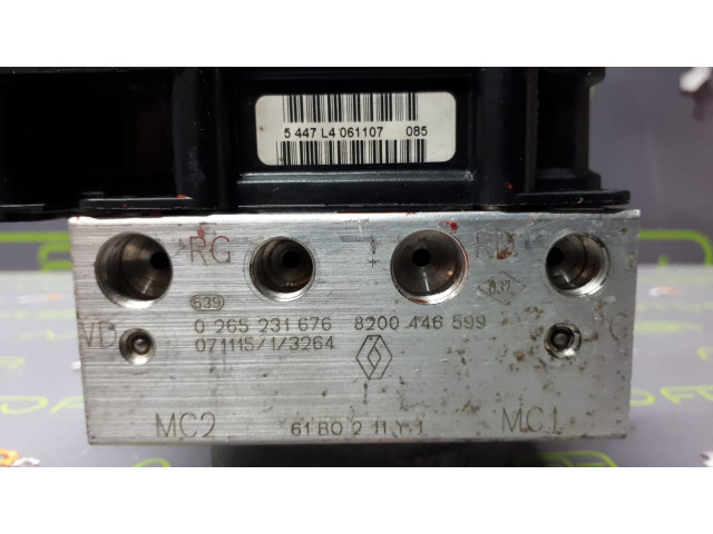 Б/у блок ABS 8200446599/ 0265800498/ 0265231676 для Renault Kangoo Б/у блок ABS 8200446599/ 0265800498/ 0265231676 для Renault Kangoo