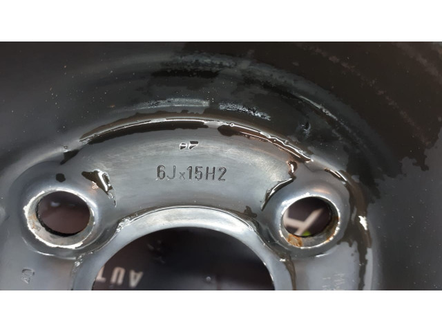 Б/у диск стальной R15, 403008562R, 6Jx15, 4x100 для Renault Zoe Б/у диск стальной R15, 403008562R, 6Jx15, 4x100 для Renault Zoe