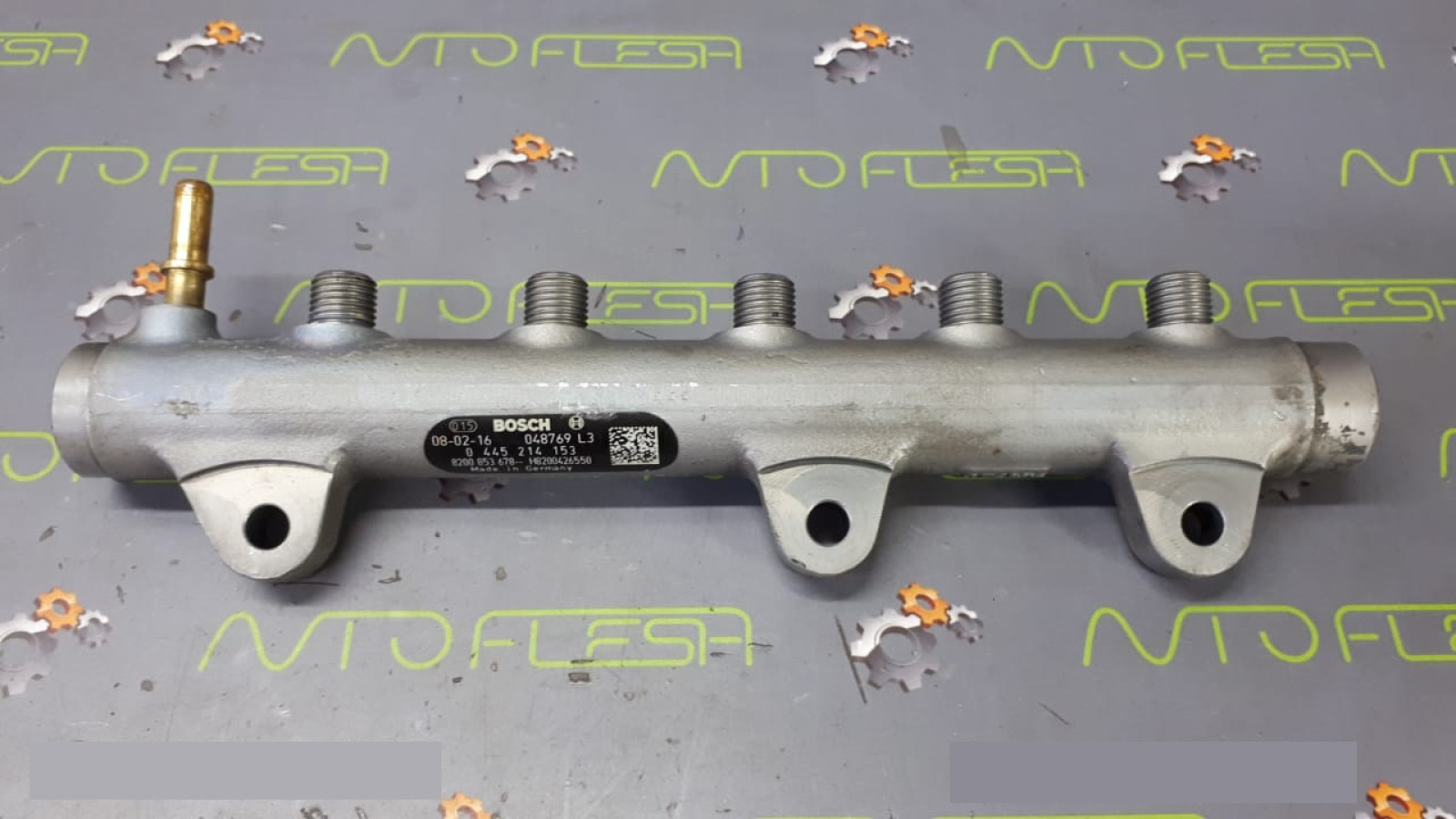 Б/у топливная рейка/ рампа топливная 8200853678, 0445214153, 2.0 dCi для Nissan Primastar/ Opel Vivaro/ Renault Trafic II