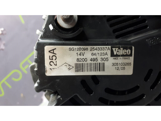 Б/у генератор 8200495305 125A для Nissan/ Renault Б/у генератор 8200495305 125A для Nissan/ Renault