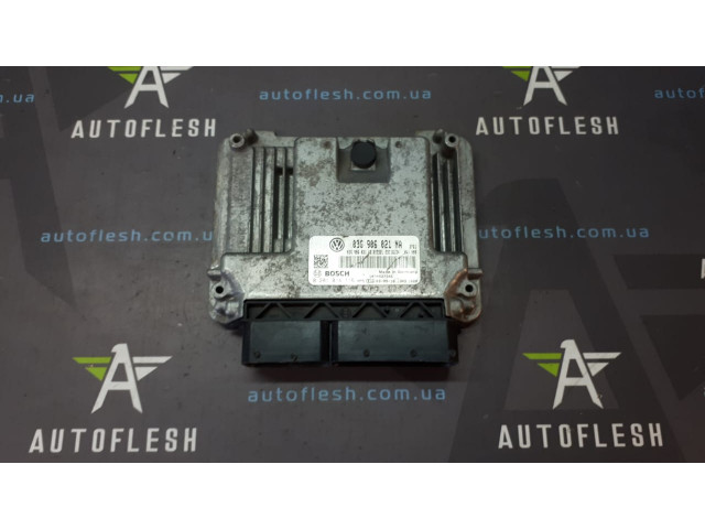 Б/у блок управления двигателем 03G906021NA, 0281014116 для Volkswagen Golf V/ Jetta III