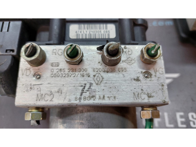 Б/у блок ABS/ насос ABS 0265231300, 8200038695, 0265800300 для Renault Grand Scenic II/ Megane II/ Scenic II Б/у блок ABS/ насос ABS 0265231300, 8200038695, 0265800300 для Renault Grand Scenic II/ Megane II/ Scenic II