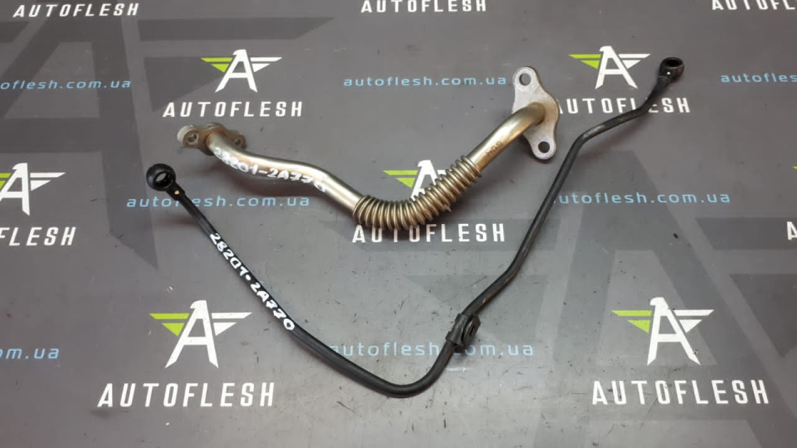 Б/у трубка слива масла турбины 282402A730, 1.4/ 1.6 CRDi для Hyundai/ KIA