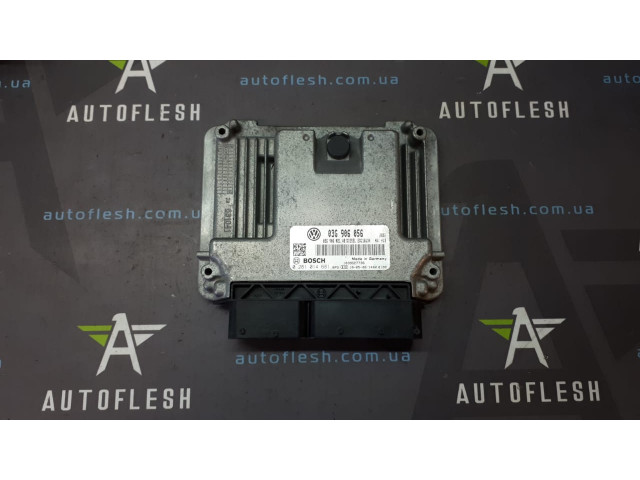 Б/у блок управления двигателем 03G906056, 0281014681, 03G906021 для Audi/ Seat/ Skoda/ Volkswagen