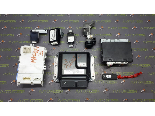 Б/у блок управления двигателем/ комплект ЭБУ R2AK18881G, 2.2 MZR-CD для Mazda 3 BL