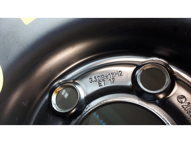 Б/у запаска/ докатка 2094000402, T125/90/R16, 3.50Bx16H2/ ET17 для Mercedes C-Class/ CLK Б/у запаска/ докатка 2094000402, T125/90/R16, 3.50Bx16H2/ ET17 для Mercedes C-Class/ CLK