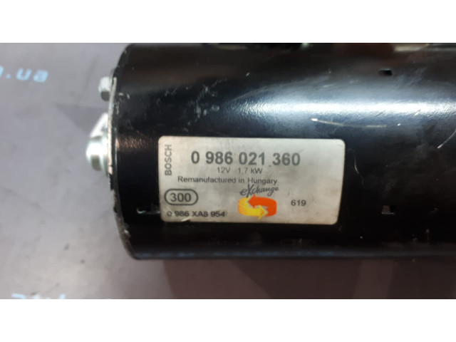 Б/у стартер 0986021360 Bosch для Mercedes Б/у стартер 0986021360 Bosch для Mercedes
