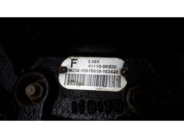 Б/у мост задний в сборе 411100K820, 2.4 D ''3.583''/ 4WD для Toyota Hilux VIII Б/у мост задний в сборе 411100K820, 2.4 D ''3.583''/ 4WD для Toyota Hilux VIII