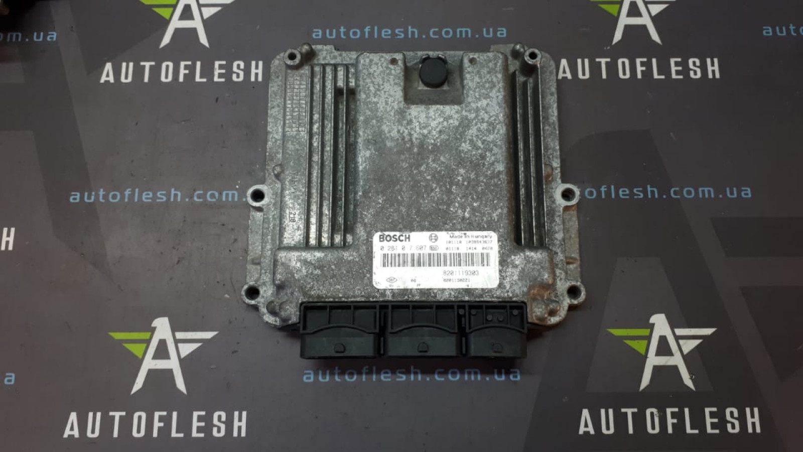 Б/у блок управления двигателем 8201150221, 8201119303, 0281017607 для Renault Espace IV
