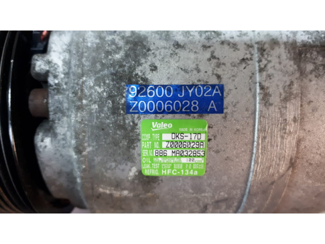 Б/у компрессор кондиционера 92600JY02A для Renault Koleos Б/у компрессор кондиционера 92600JY02A для Renault Koleos