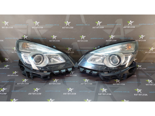 Б/у фара основная чёрная левая/ правая 7701071368, 7701071369 для Renault Scenic II