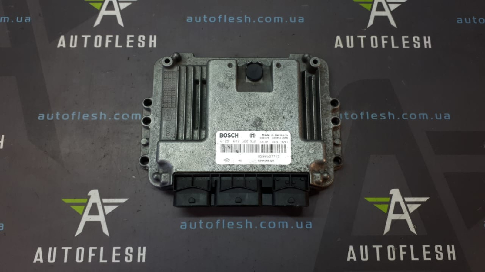 Б/у блок управления двигателем 0281012588, 8200527713, 8200566220 для Renault Laguna II