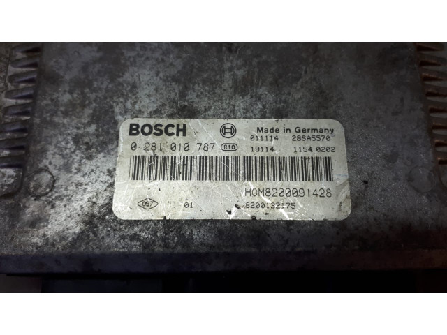 Б/у блок управления двигателем 0281010787, 8200091428 для Nissan Interstar/ Opel Movano/ Renault Master II Б/у блок управления двигателем 0281010787, 8200091428 для Nissan Interstar/ Opel Movano/ Renault Master II