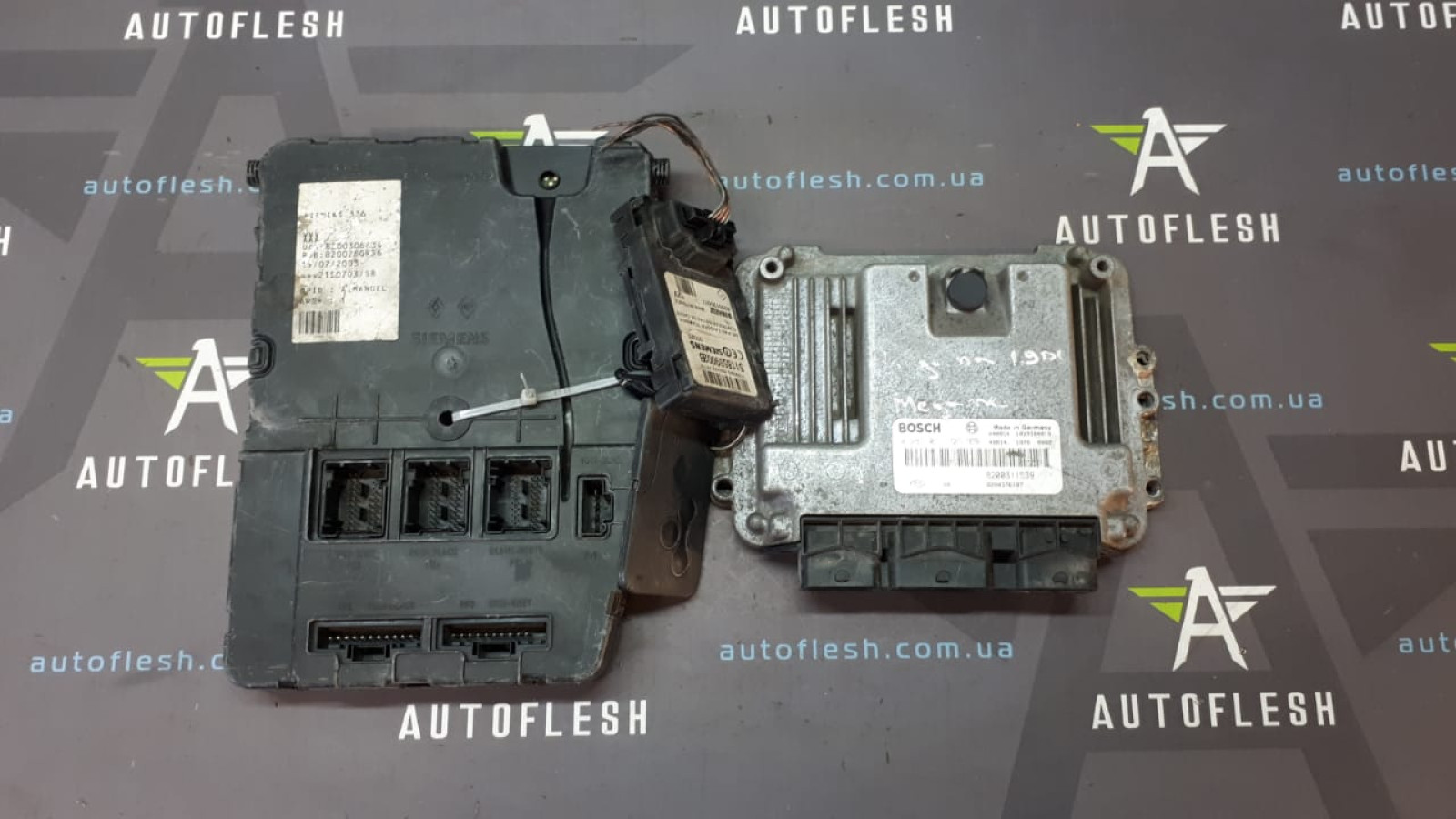 Б/у комплект ЭБУ 0281011723, 8200311539, 8200306434, 8200125077 для Renault