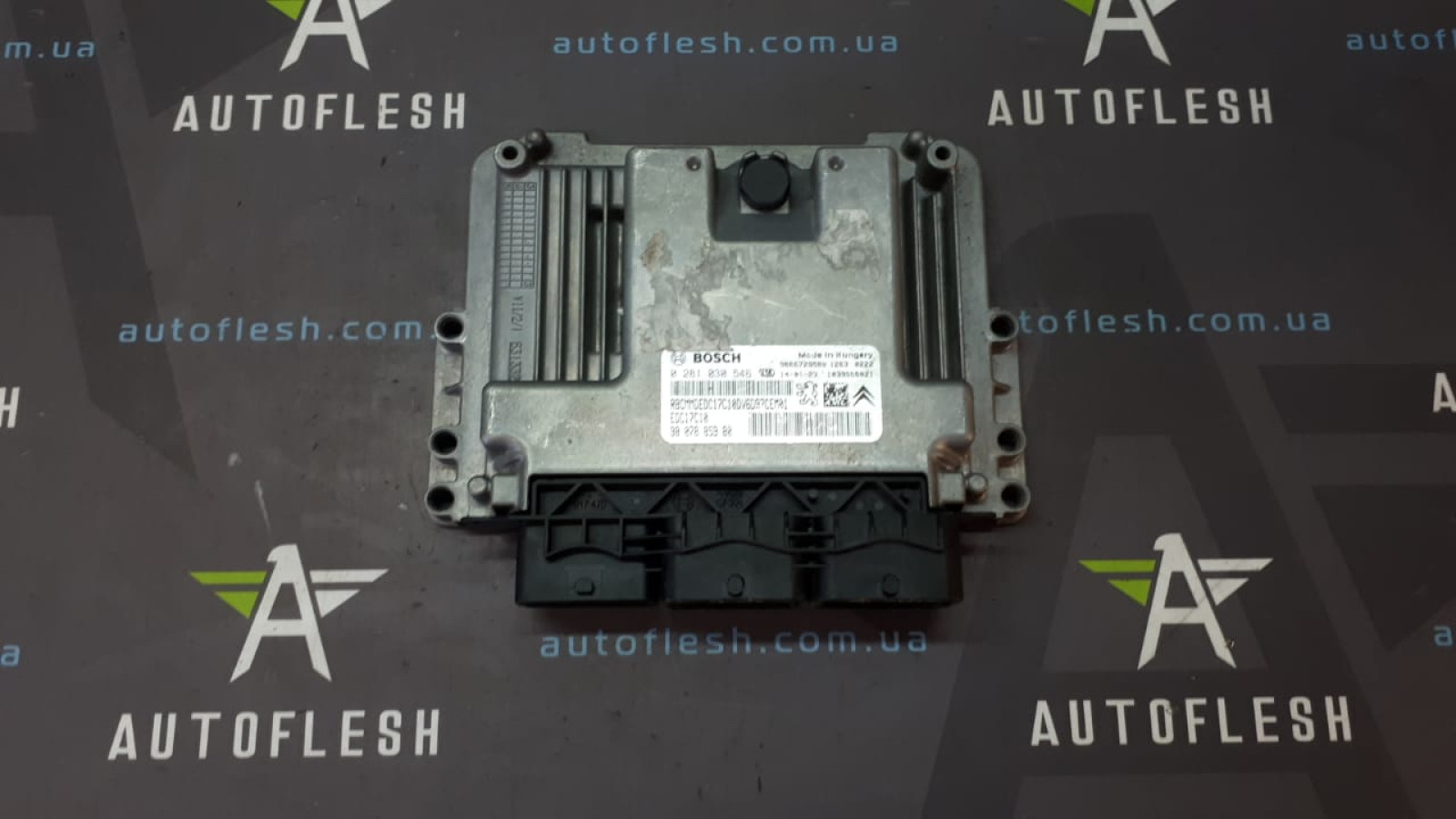 Б/у блок управления двигателем 0281030546, 9807885980 для Citroen Berlingo/ Peugeot Partner