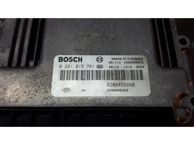 Б/у блок управления двигателем 0281015781, 8200726880, 8200980329 для Renault Laguna III Б/у блок управления двигателем 0281015781, 8200726880, 8200980329 для Renault Laguna III