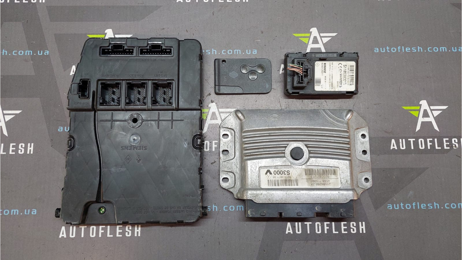 Б/у комплект ЭБУ 8200387138, 8200309690, 8200125077 для Renault Megane II/ Scenic II
