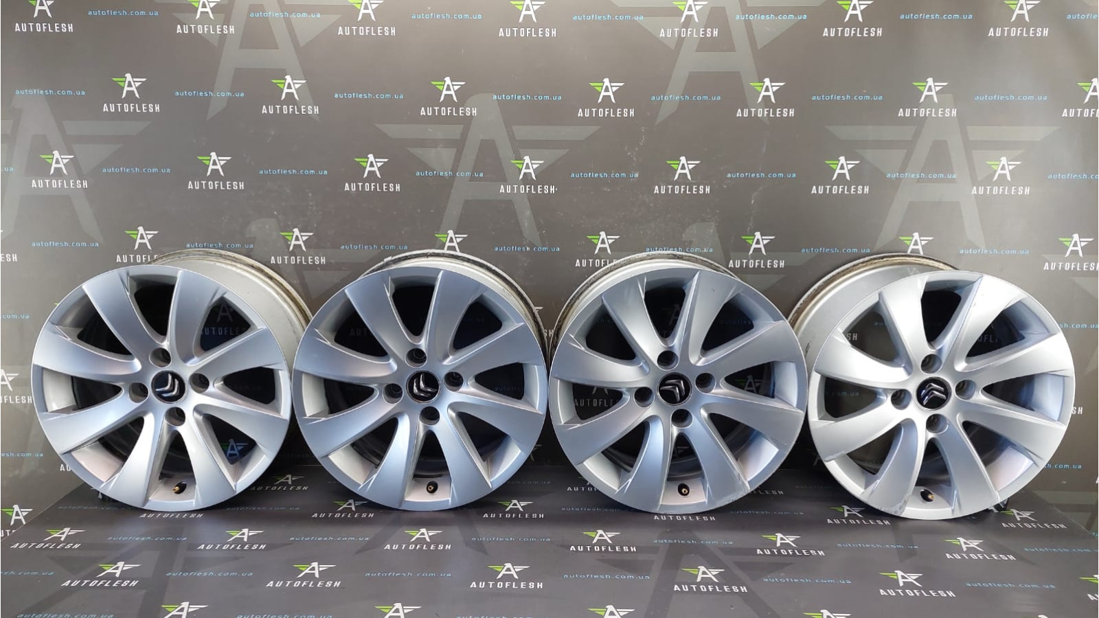 Б/у диски R16, 9684969380, 5402X6, 7Jx16/ ET26, разболтовка 4×108 для Citroen