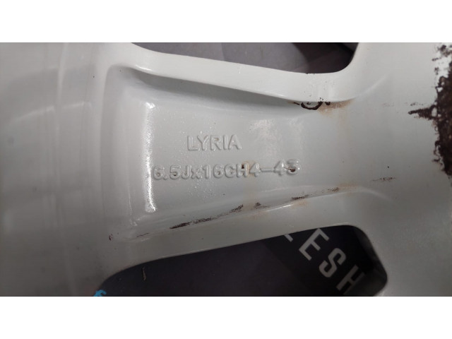 Б/у диски 8200400279, R16 “LYRIA” 6.5Jx16CH4/ ET43, разболтовка 4×100 для Renault Б/у диски 8200400279, R16 “LYRIA” 6.5Jx16CH4/ ET43, разболтовка 4×100 для Renault