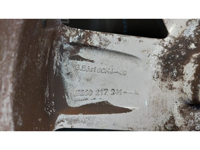 Б/у диски R16, 8200217241 6.5Jx16CH4/ ET49, разболтовка 4×100 Nervastella для Renault Б/у диски R16, 8200217241 6.5Jx16CH4/ ET49, разболтовка 4×100 Nervastella для Renault