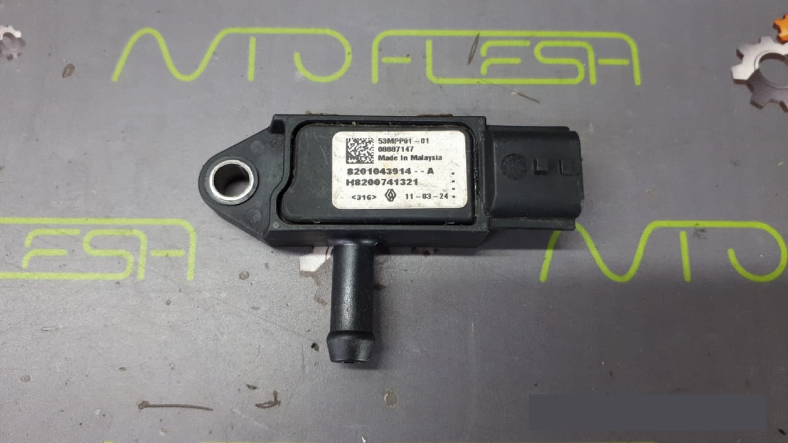Б/у датчик давления выхлопных газов 8201043914 для Dacia/ Nissan/ Opel/ Renault