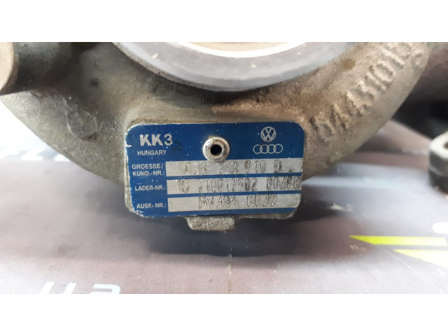 Б/у турбина 038253010D, 710017502, 1.9 TDI для Audi/ Seat/ Skoda/ Volkswagen Б/у турбина 038253010D, 710017502, 1.9 TDI для Audi/ Seat/ Skoda/ Volkswagen