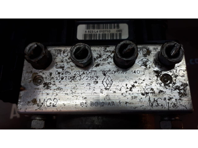 Б/у блок ABS/ насос ABS 0265800559, 0265232077, 8200747140 для Renault Clio III Б/у блок ABS/ насос ABS 0265800559, 0265232077, 8200747140 для Renault Clio III