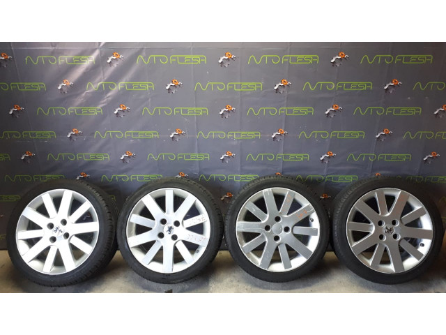 Б/у диски Hockenheim ET26, 4x108, R17 с резиной лето 205/ 45 для Peugeot 207/ 307/ 308/ 407