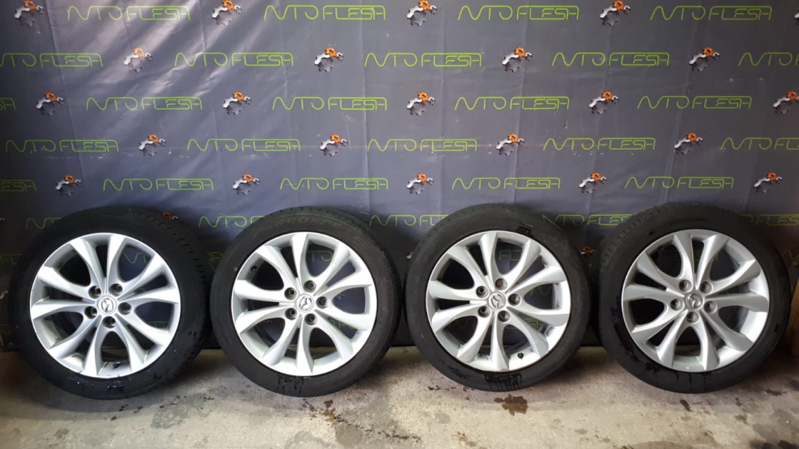 Б/у диски 9965467070 R17, 7Jx17--ET52.5, 5х114.3 для Mazda 3, 5, CX3, CX5