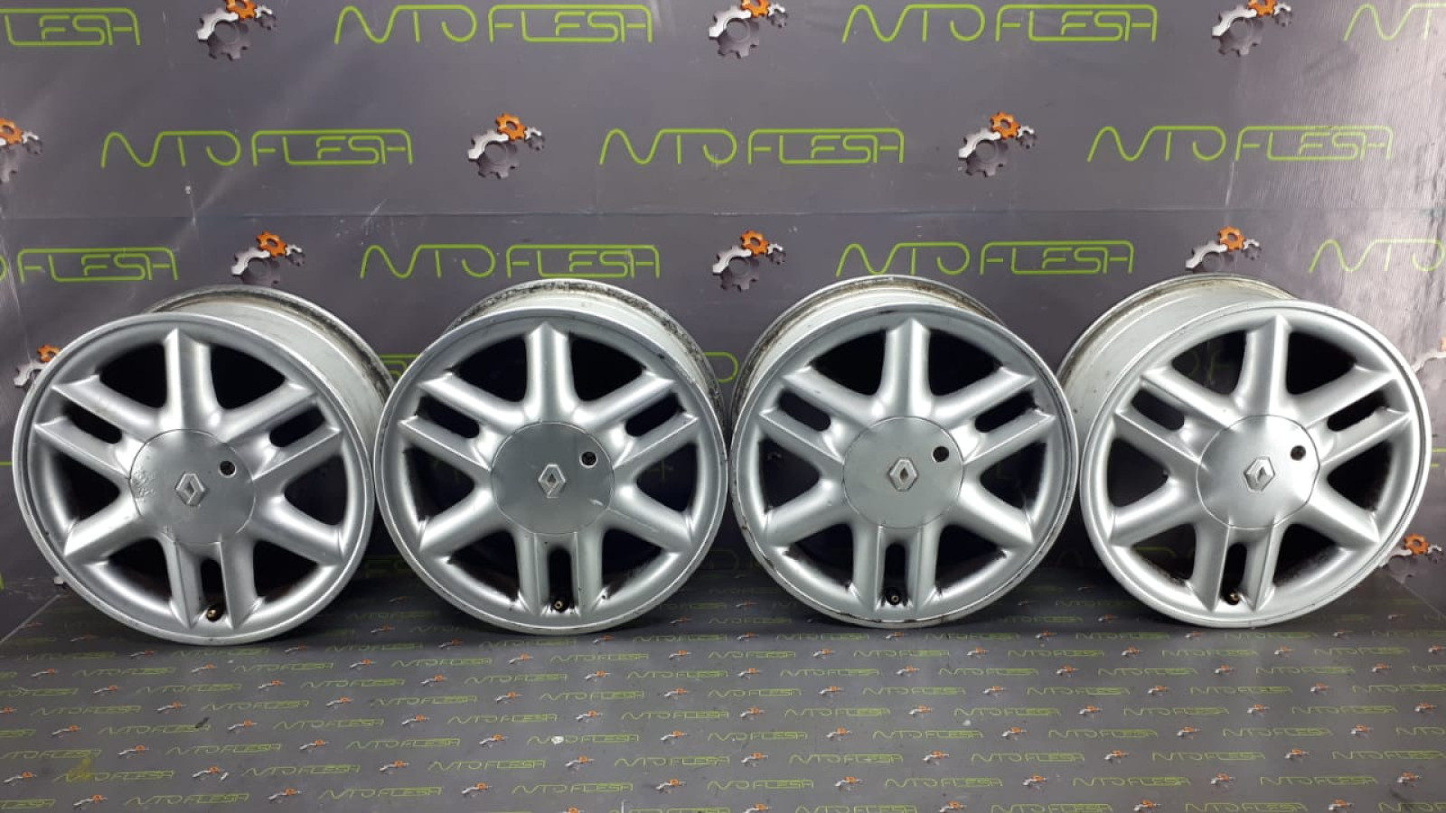 Б/у диски 7700438286, R15, 6Jx15, ET43, 4x100, LYNX для Dacia/ Nissan/ Renault
