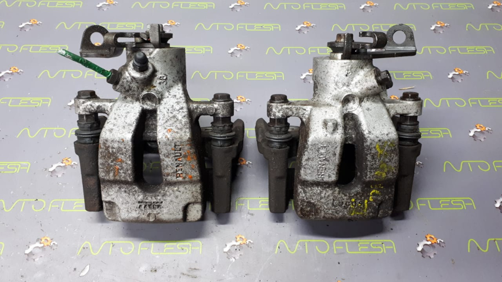 Б/у суппорт задний TRW 3399/A, 7701208264 для Renault Clio III/ Grand Scenic II/ Scenic II Б/у суппорт задний TRW 3399/A, 7701208264 для Renault Clio III/ Grand Scenic II/ Scenic II