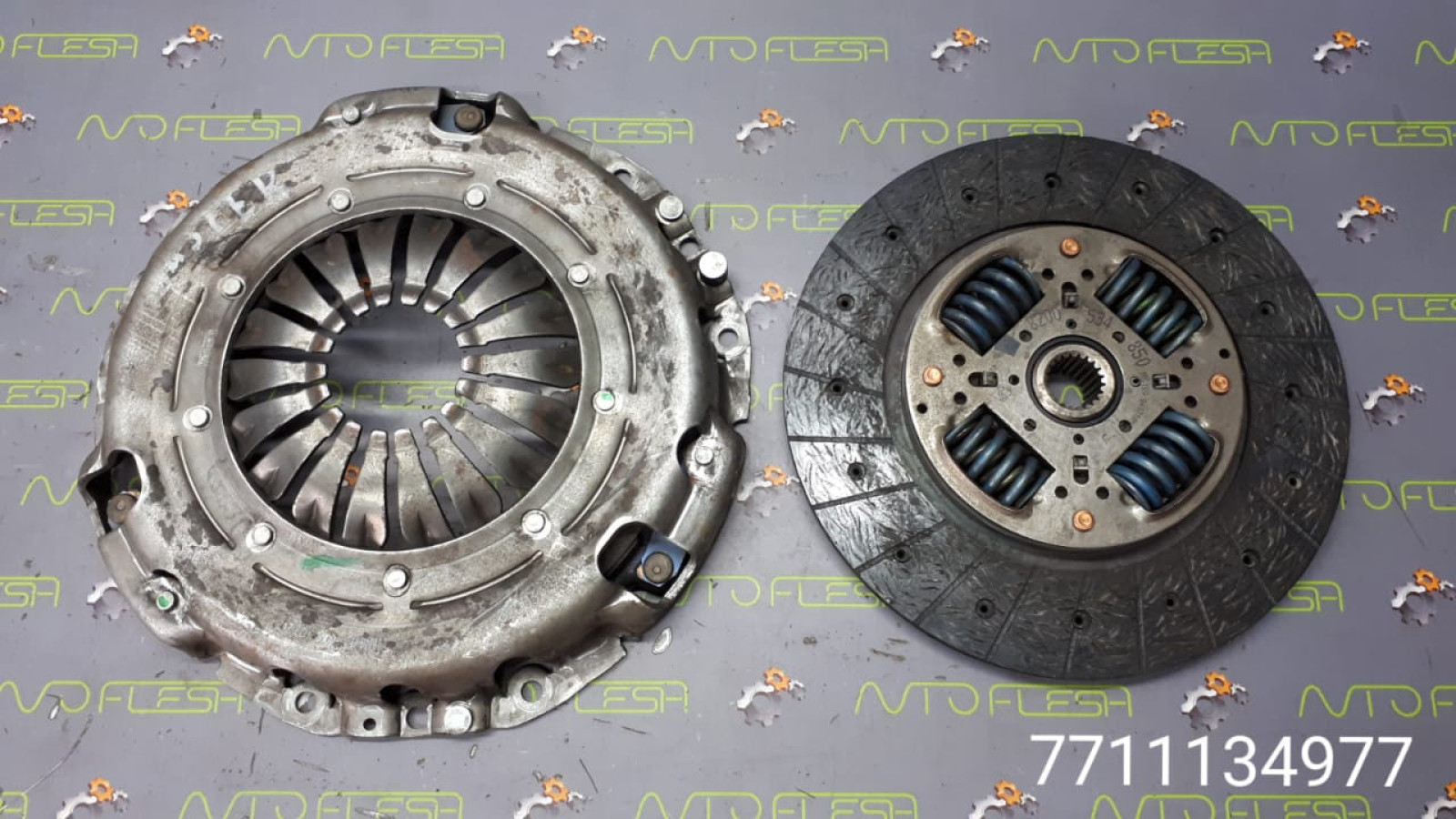 Б/у комплект сцепления 7711134977, 8200534850, 2.0 dCi/ 2.5 dCi для Nissan/ Opel/ Renault