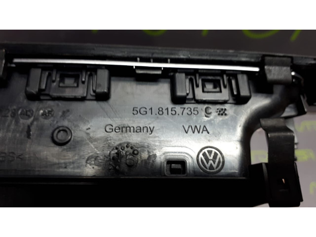 Б/у воздуховод, решетка воздуховода 5G1815735 для Volkswagen Golf VII Б/у воздуховод, решетка воздуховода 5G1815735 для Volkswagen Golf VII