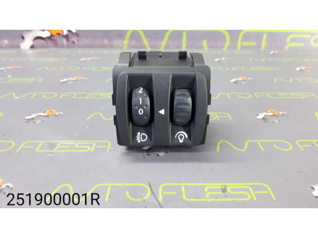 Б/у кнопка корректора фар 251900001R для Renault Laguna III/ Megane III/ Scenic III Б/у кнопка корректора фар 251900001R для Renault Laguna III/ Megane III/ Scenic III