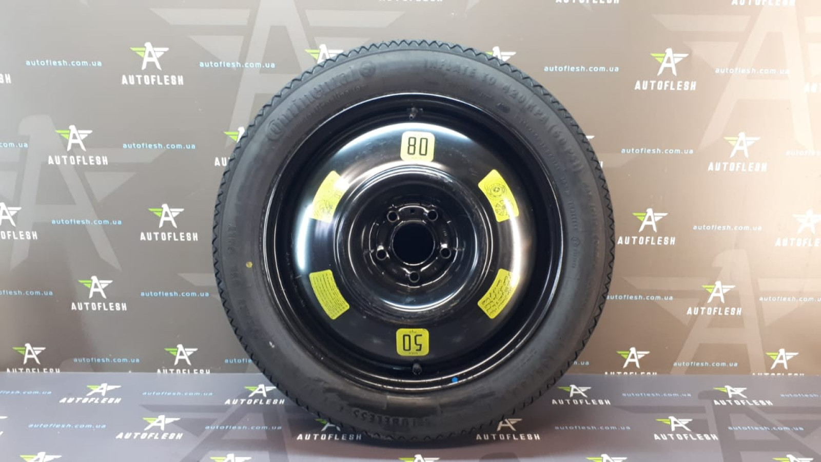 Б/у запаска/ докатка R17, 4Jx17/ ET41, 5х108, Continental 135/80 для Citroen