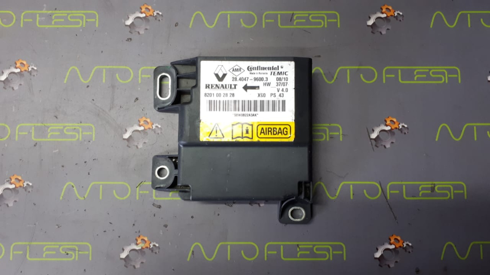 Б/у блок управления Airbag 8201002828 для Dacia Sandero