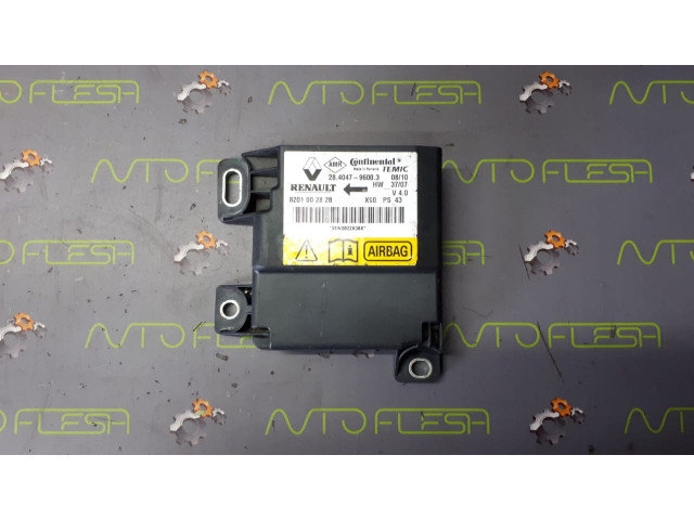 Б/у блок управления Airbag 8201002828 для Dacia Sandero