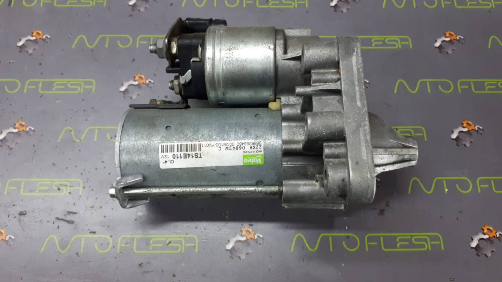 Б/у стартер 9688268480/ TS14E110 для Citroen/ Fiat Scudo/ Peugeot/ Toyota Aygo Б/у стартер 9688268480/ TS14E110 для Citroen/ Fiat Scudo/ Peugeot/ Toyota Aygo