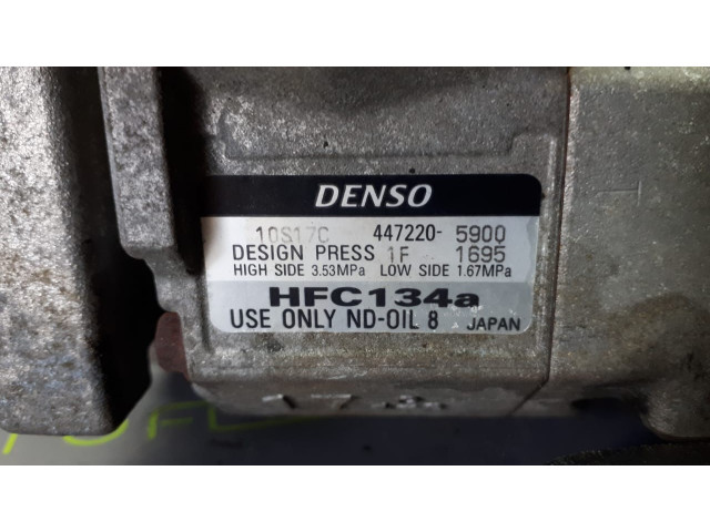 Б/у компрессор кондиционера 4472205900, 2.2i-CTDI для Honda Accord VII/ CR-V/ FR-V Б/у компрессор кондиционера 4472205900, 2.2i-CTDI для Honda Accord VII/ CR-V/ FR-V