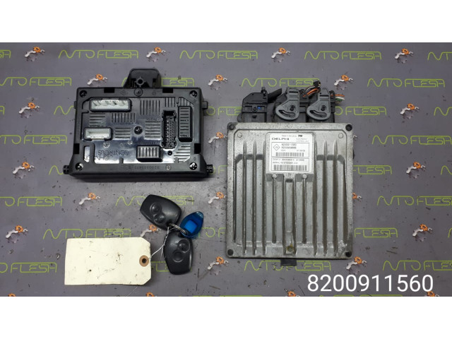 Б/у комплект ЭБУ 8200911560, 8200652285, 1.5 dCi для Nissan/ Renault