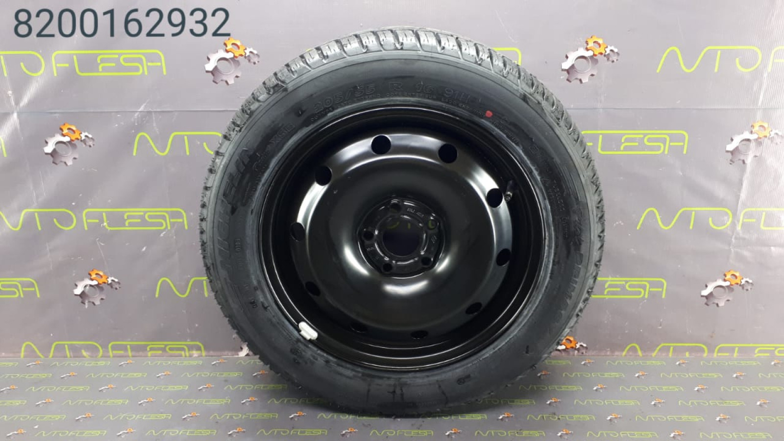 Б/у запаска/ докатка 8200162932, 6.5Jx16, ET50, 5x108/ MICHELIN 205/55, R16, 91H для Renault Laguna II