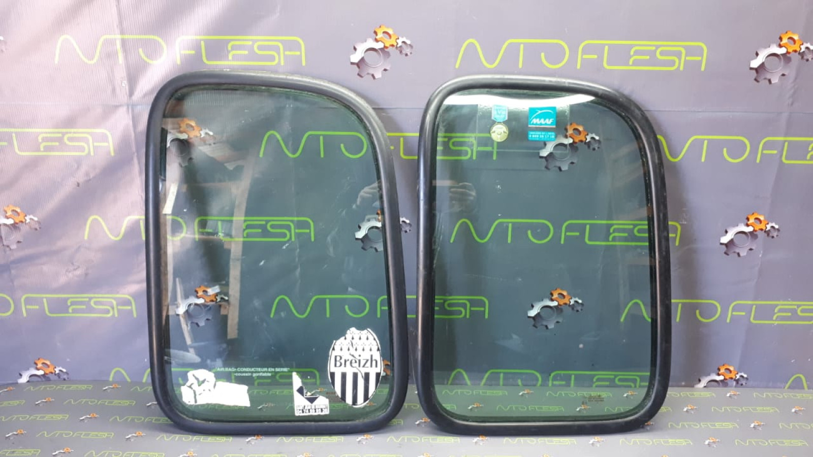 Б/у стекло задней двери для Nissan Kubistar/ Renault Kangoo