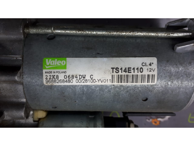 Б/у стартер 9688268480/ TS14E110 для Citroen/ Fiat Scudo/ Peugeot/ Toyota Aygo Б/у стартер 9688268480/ TS14E110 для Citroen/ Fiat Scudo/ Peugeot/ Toyota Aygo
