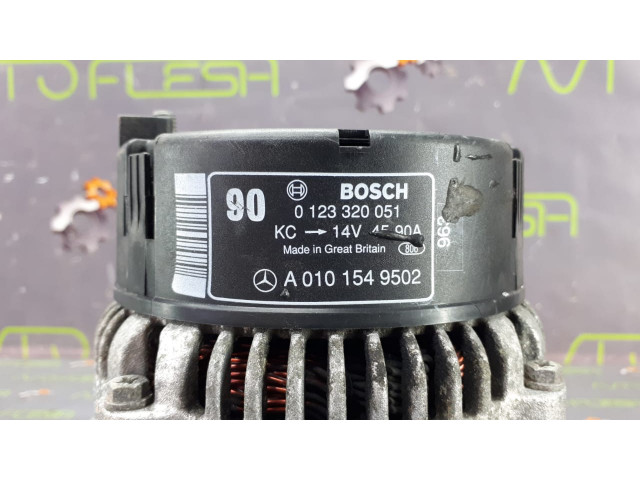 Б/у генератор A0101549502/ 0123320051, 90A/ 14V для Mercedes C-Class/ Sprinter/ V-Class/ Vito Б/у генератор A0101549502/ 0123320051, 90A/ 14V для Mercedes C-Class/ Sprinter/ V-Class/ Vito