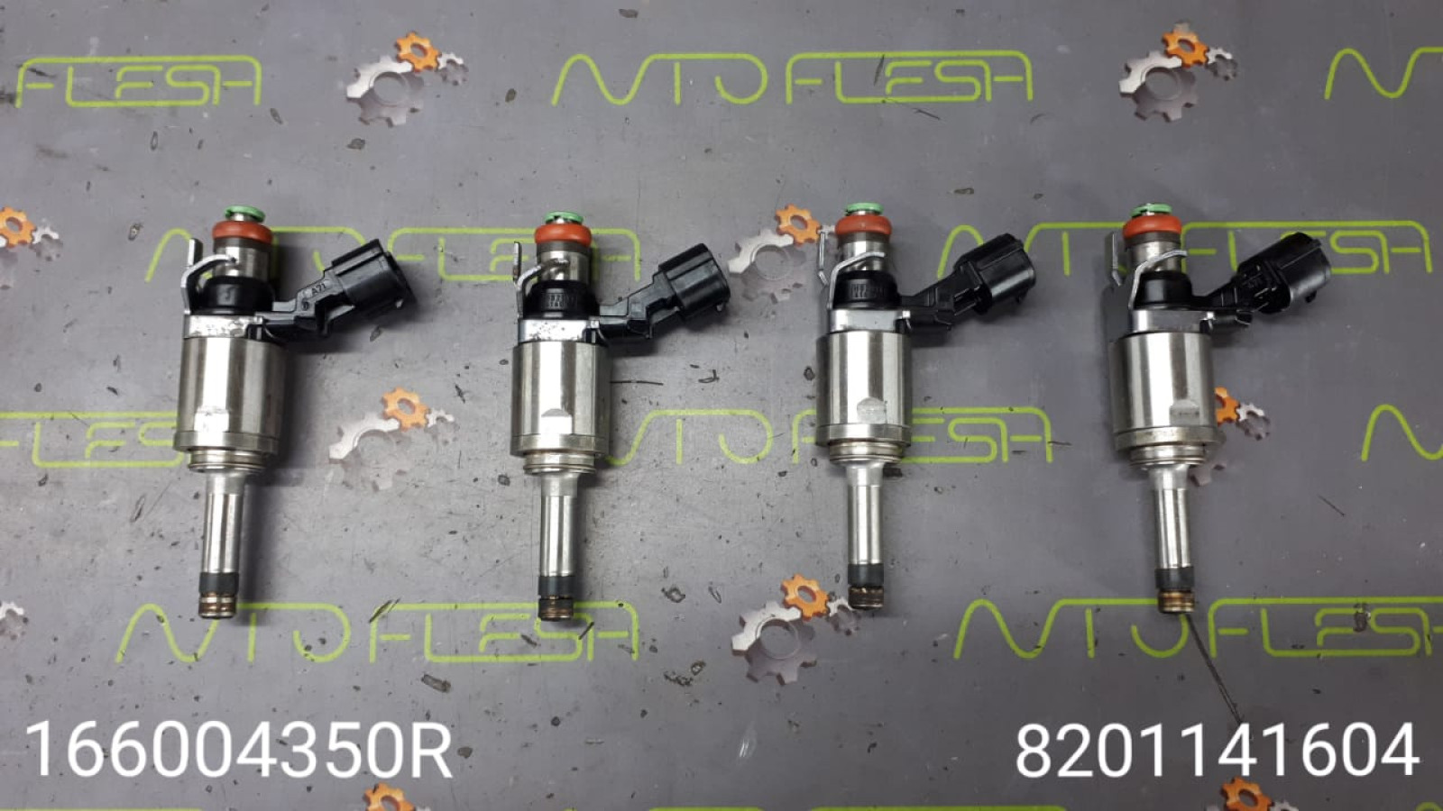 Б/у форсунка/ инжектор впрыска 166004350R/ 8201141604, 1.2 Tce для Dacia/ Nissan/ Renault Б/у форсунка/ инжектор впрыска 166004350R/ 8201141604, 1.2 Tce для Dacia/ Nissan/ Renault