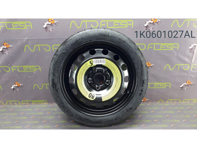 Б/у запаска/ докатка 1K0601027AL, 3.5Jx16H2, ET25.5, 5x112/ T125/70, R16, 96M для Audi/ Volkswagen