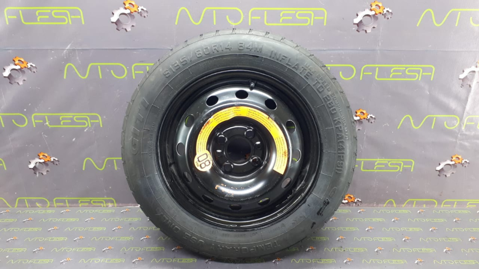 Б/у запаска/ докатка 4.00Bx14, ET43, 4x98/ S135/80, R14, 84M для Citroen/ Fiat/ Peugeot