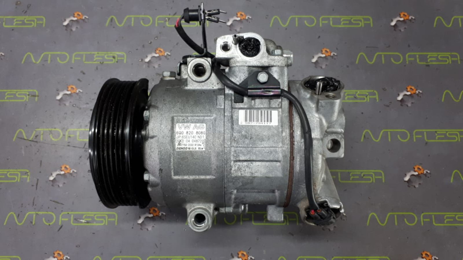 Б/у компрессор кондиционера 6Q0820808G для Seat/ Skoda/ Volkswagen